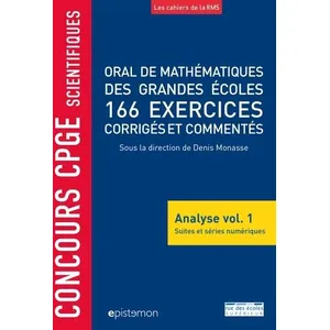 Comparateur de prix : Concours CPGE scientifiques Oral de mathématiques grandes écoles 166 e...