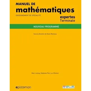 Comparateur de prix : Rue Des Ecoles Manuel de mathématiques expertes Terminale