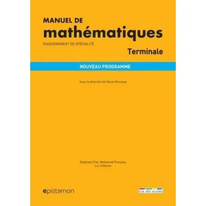 Comparateur de prix : Rue Des Ecoles Manuel de mathématiques spécialité Terminale