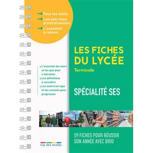 Comparateur de prix : Rue Des Ecoles Les fiches du lycée - Terminale - Spécialité SES