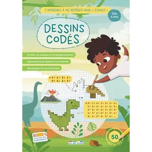 Comparateur de prix : Dessins Codés - J'apprends À Me Repérer Dans L'espace ! 35 Activités