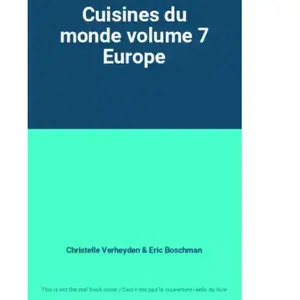 Paperview Cuisines du monde volume 7 Europe pas cher