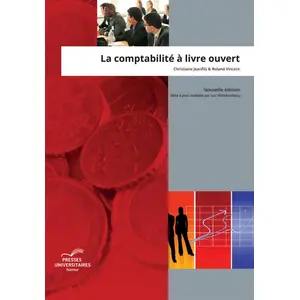Presses Universitaires De Namur La comptabilité à livre ouvert