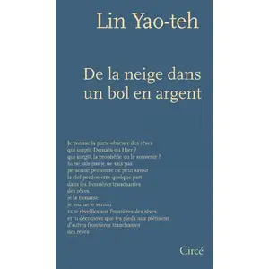 Circe De la neige dans un bol en argent broché pas cher