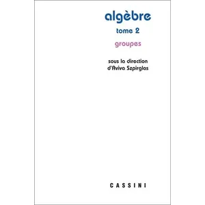 Cassini Ed Algèbre Tome 2 Groupes pas cher