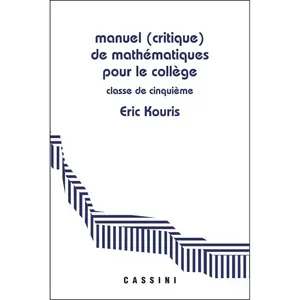 Comparateur de prix : Manuel (Critique) De Mathématiques Pour Le Collège - Classe De 5e