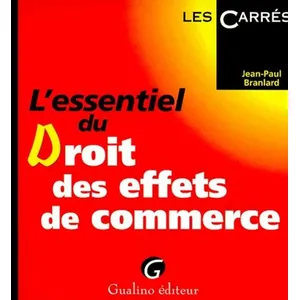 Gualino Eds L'essentiel du droit des effets de commerceVendu pareyrolles