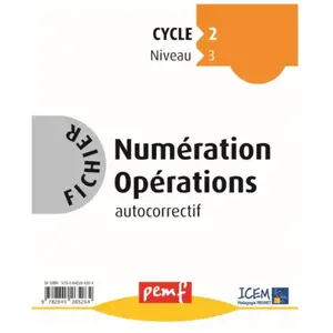 Comparateur de prix : Numération Opérations Cp - Fichier Autocorrectif 2