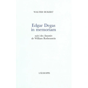L'echoppe Eds De Edgar Degas, In Memoriam pas cher