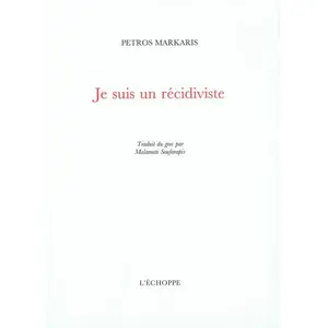 L'echoppe Eds De Je Suis un Recidiviste pas cher