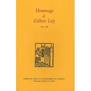 ISBN William Blake Hommage à Gilbert Lely pas cher