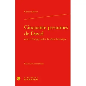 Comparateur de prix : Classiques Garnier Cinquante pseaumes de David