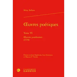 Comparateur de prix : Classiques Garnier Oeuvres poétiques