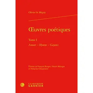 Comparateur de prix : Classiques Garnier Oeuvres poétiques