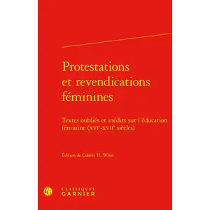 Comparateur de prix : Classiques Garnier Protestations et revendications féminines
