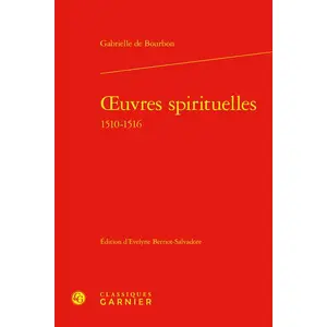 Comparateur de prix : Classiques Garnier Oeuvres spirituelles