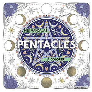 Rustica Mandalas à colorier : pentacles