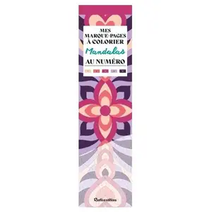 Rustica Mes marque-pages à colorier au numéro - Mandalas broché pas cher