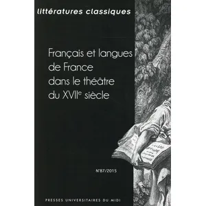 Presses Universitaires Du Midi français et langues de France dans le théatredu XVIie siècle pas cher