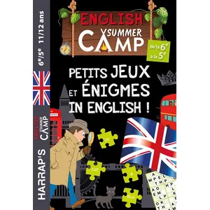 Comparateur de prix : Harrap's Editions English summer camp - Petits jeux et énigmes in English de la 6e à la 5e