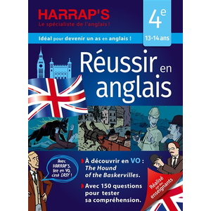 Harrap's Réussir l'anglais en 4e pas cher