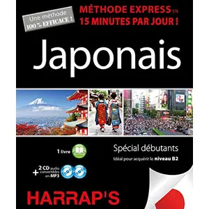 Harrap's méthode express japonais - 2 CD + livre pas cher