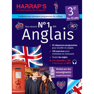 Numéro 1 en anglais 3e avec Harrap's pas cher