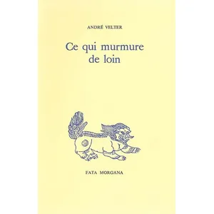 Fata Morgana Ce Qui Murmure De Loin pas cher