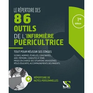 Comparateur de prix : Setes Le répertoire des 86 outils de l'infirmière puéricultrice