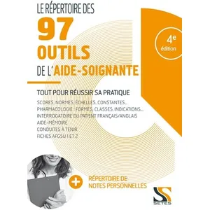 Comparateur de prix : Setes Le répertoire des 85 outils de l’aide-soignante Loïc Cadiou (Auteur)