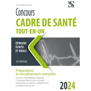 Comparateur de prix : Setes Concours cadre de santé 2024 Tout-en-un