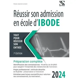 Comparateur de prix : Setes Réussir son admission en école d'IBODE (édition 2024)
