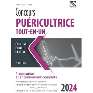 Setes Concours puéricultrice 2024 tout-en-un pas cher
