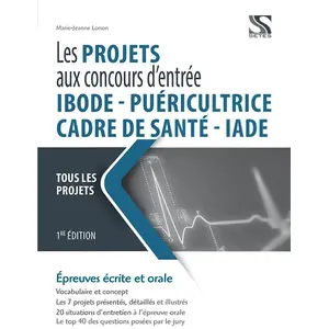 Comparateur de prix : Setes Les projets aux concours d'entrée IBODE, IADE, Cadre de santé, p...