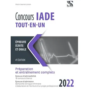 Comparateur de prix : Setes Concours IADE, 2022, tout-en-un