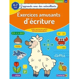 Chantecler Exercices Amusants D'écritures 1re Primaire Cp 6-7 Ans