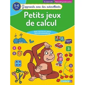 Chantecler Petits Jeux De Calcul 3e Maternelle, Maternelle Grande Section 5-6 Ans pas cher