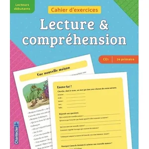 Chantecler + Cahier d'exercices lecture & compréhension (CE1 -2e primaire) (bleu-violet) pas cher