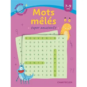 Chantecler Bloc Planète casse-têtes : Mots mêlés super amusants pas cher