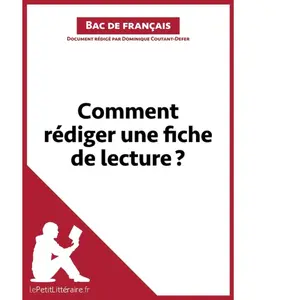 Comparateur de prix : Comment Rédiger Une Fiche De Lecture ?
