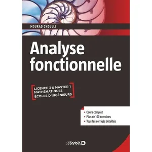 De Boeck Supérieur Analyse fonctionnelle pas cher