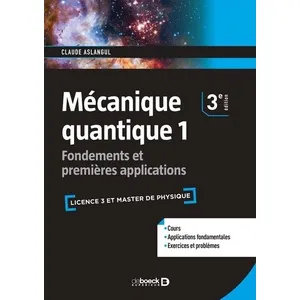 De Boeck Supérieur Mécanique quantique