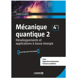 De Boeck Supérieur Mécanique quantique 2