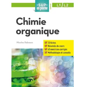 Comparateur de prix : De Boeck Supérieur Chimie organique