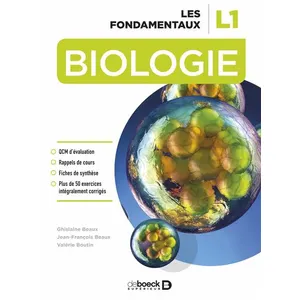 Comparateur de prix : DE BOECK SUP Biologie - Les fondamentaux L1
