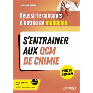 Comparateur de prix : Réussir le concours d'entrée en médecine - S entrainer avec des QCM de...