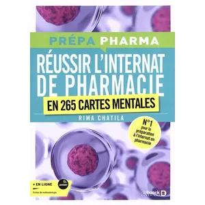 Comparateur de prix : De Boeck Supérieur Réussir l'internat de pharmacie en 265 cartes mentales