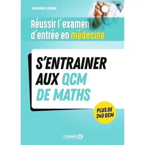 Comparateur de prix : Réussir l'examen d'entrée en médecine - S entrainer avec des QCM de ma...