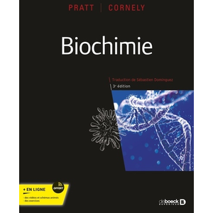 Comparateur de prix : De Boeck Supérieur Biochimie Charlotte Pratt (Auteur), Sébastien Dominguez (Traduction), Kathleen Cornely (Auteur)