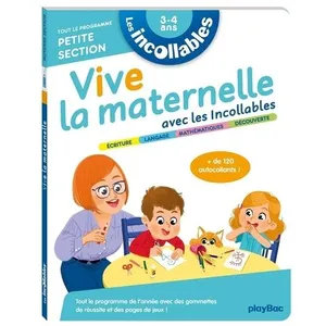 Play Bac Les incollables - Vive la maternelle avec les incollables - Petite section pas cher